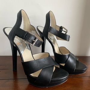 Michael kors black platform heels